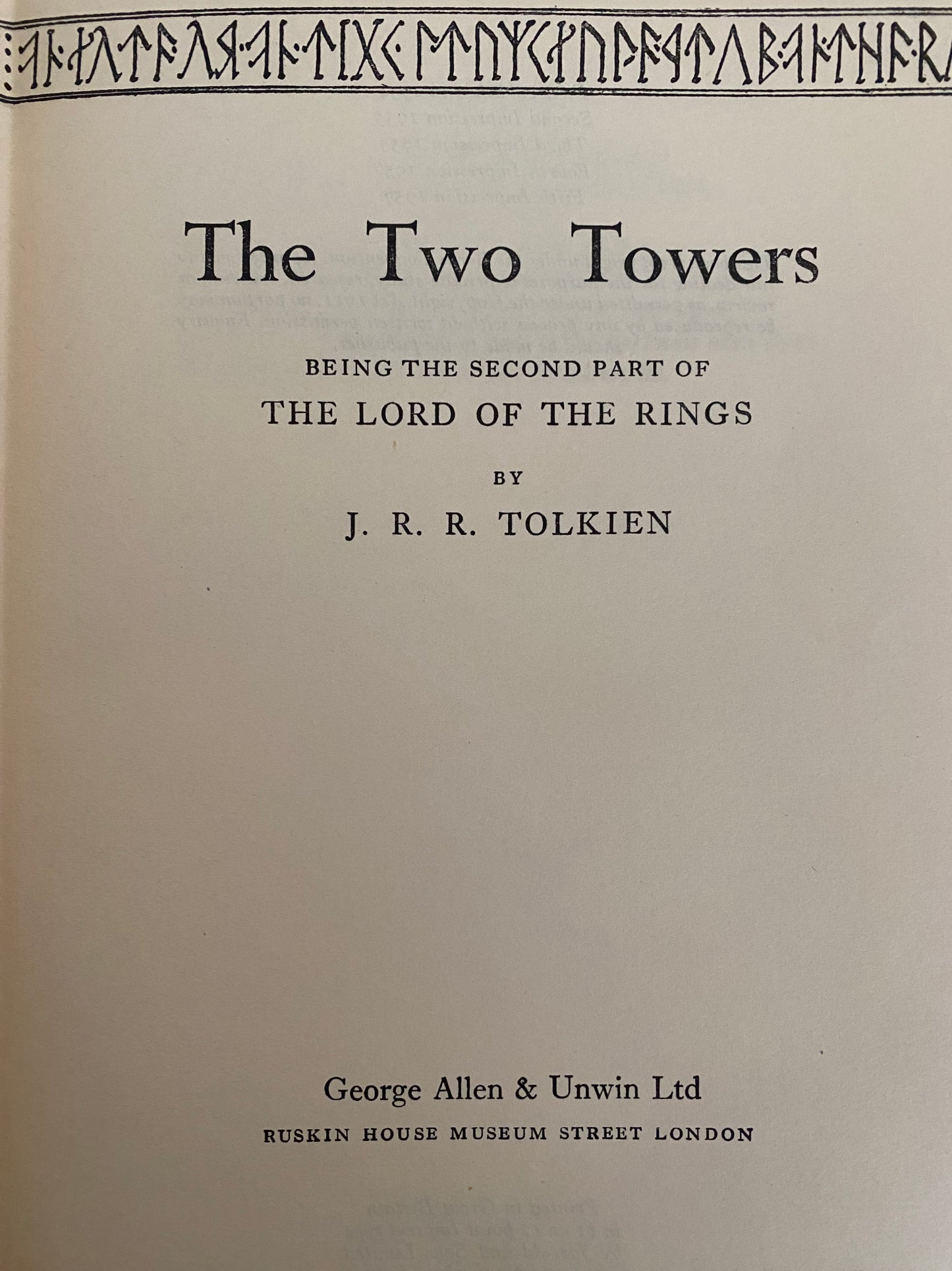 The Lord of the Rings | First Edition UK Set