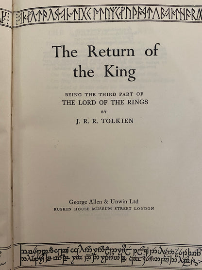The Lord of the Rings | First Edition UK Set