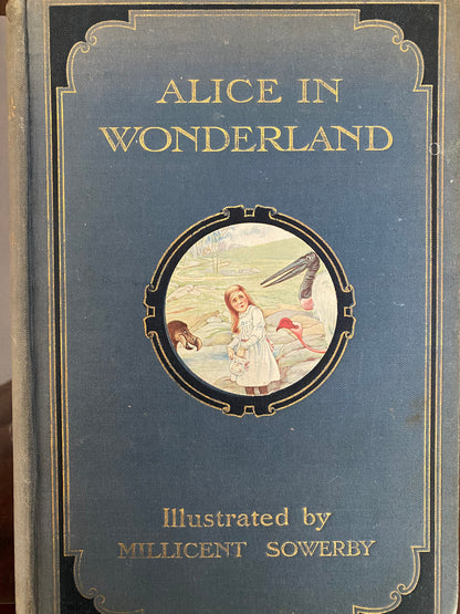 Alice in Wonderland | 1907 Rare 1st Edition | Illustrated by Millicent Sowerby
