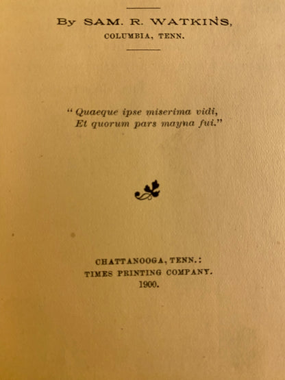 Co. Aytch 2nd Edition