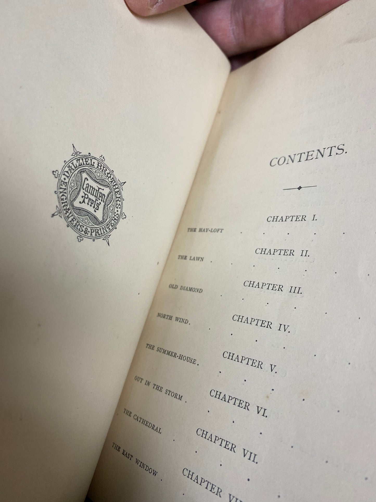 At the Back of the North Wind (First Edition - 1871)