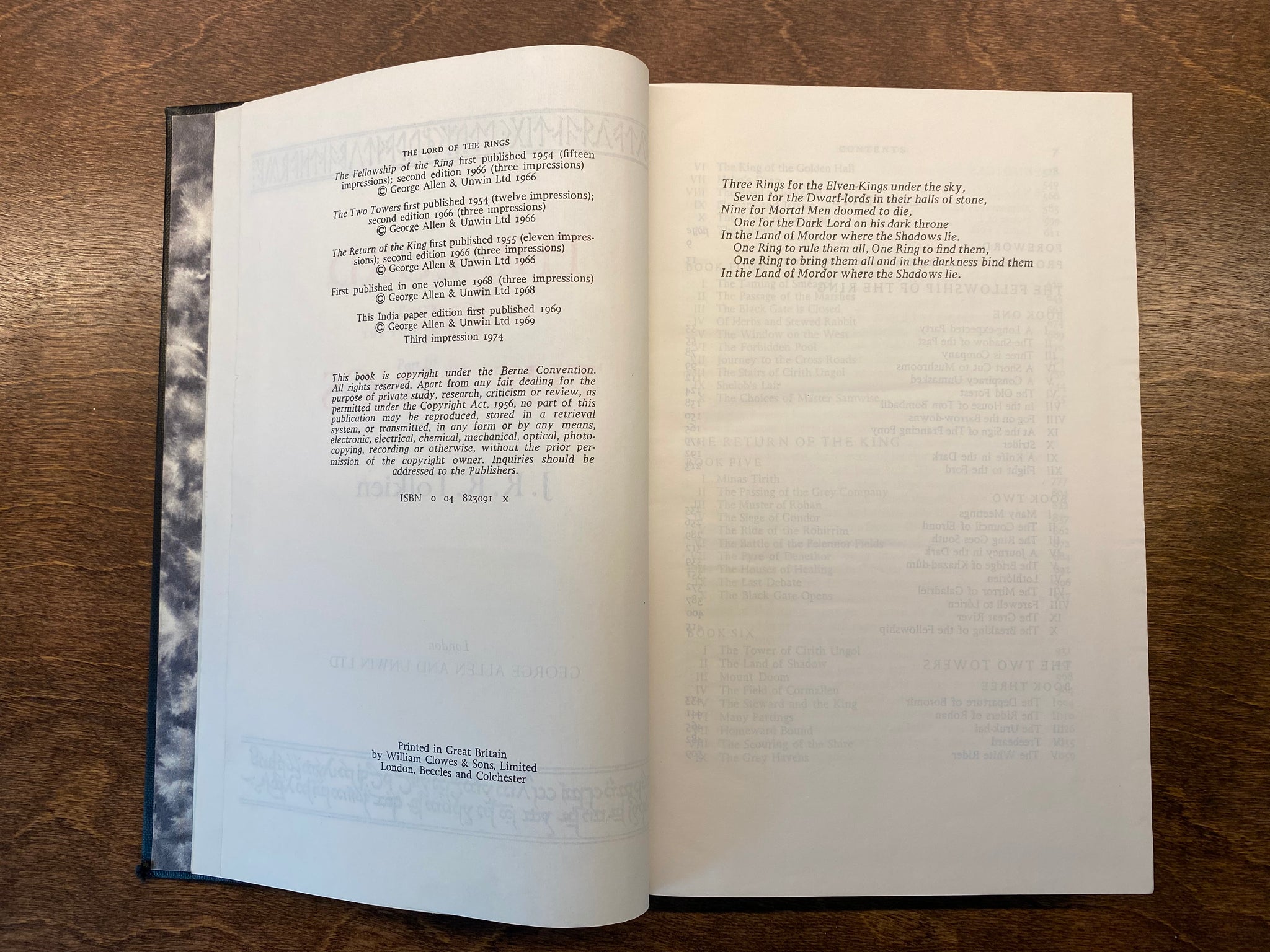 The Lord of the Rings (1974 Edition, 3rd Impression)