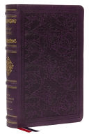 NKJV, Personal Size Reference Bible, Sovereign Collection, Red Letter, Thumb Indexed, Comfort Print [Purple]