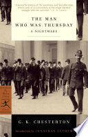 The Man Who Was Thursday: A Nightmare (Modern Library Classics) by G K Chesterton, Jonathan Lethem