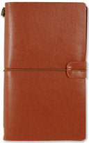 Voyager Refillable Journal - Nutmeg (Traveler's Journal, Planner, Notebook) by Peter Pauper Press
