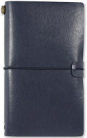 Voyager Refillable Notebook - Midnight Blue (Traveler's Journal, Planner, Notebook) by Peter Pauper Press