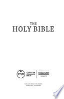 CSB Large Print Personal Size Reference Bible, Black/Brown LeatherTouch