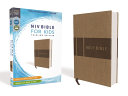 NIV Thinline Bible for Kids Red Letter Edition [Tan]
