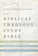 NIV, Biblical Theology Study Bible, Hardcover, Comfort Print
