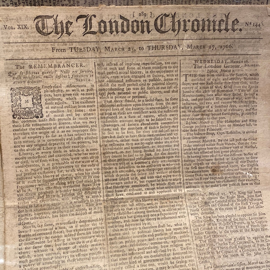The London Chronicle #1445