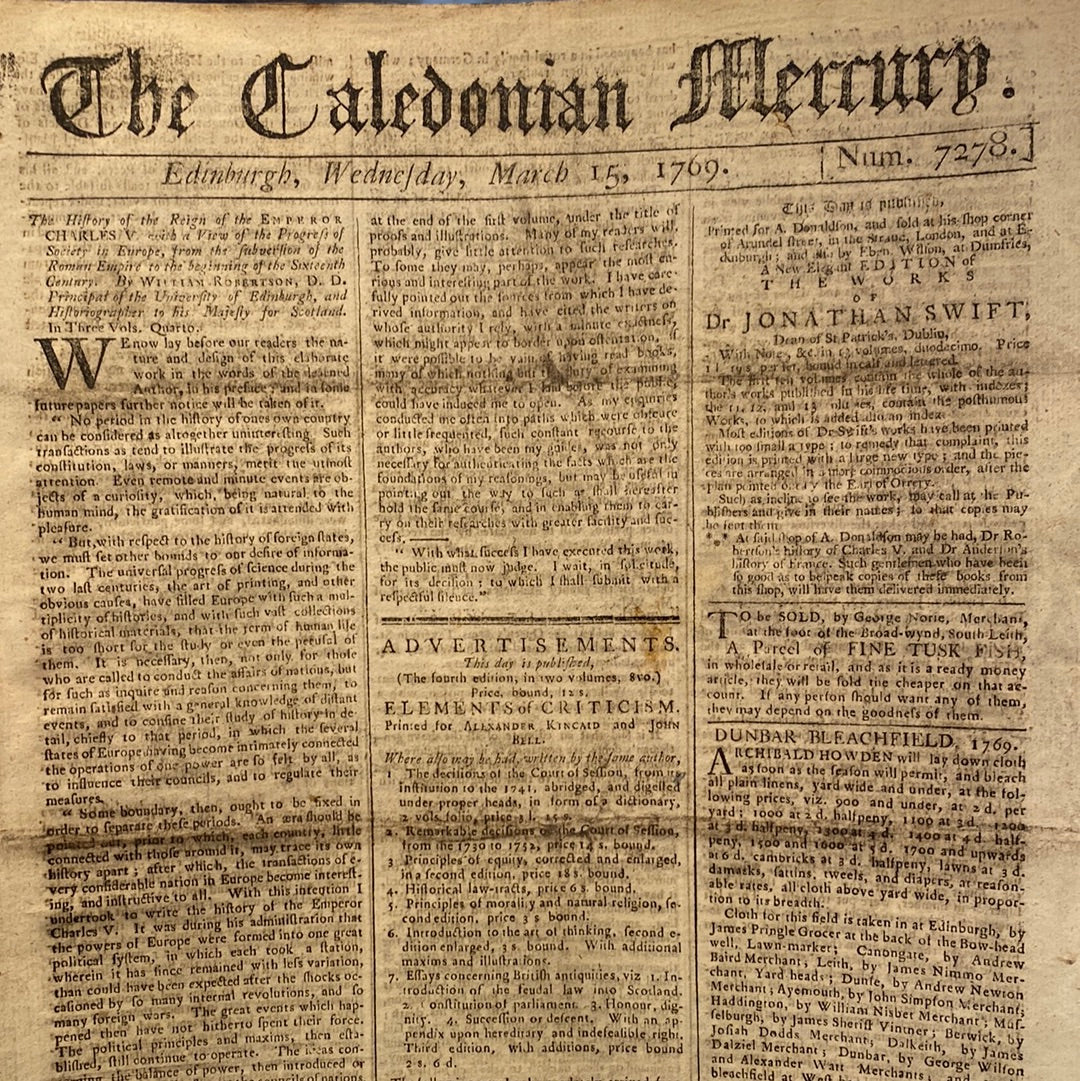 The Caledonian Mercury Num. 7278