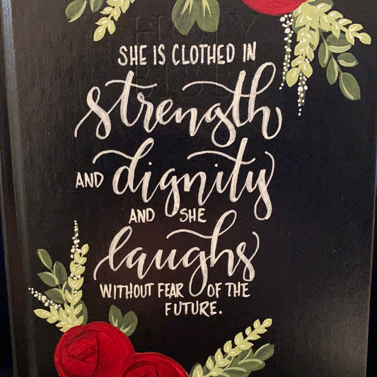 Hand-painted NIV Bible