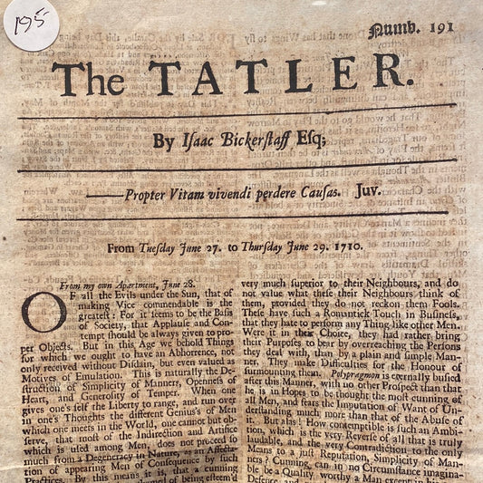The Tatler: Numb. 191