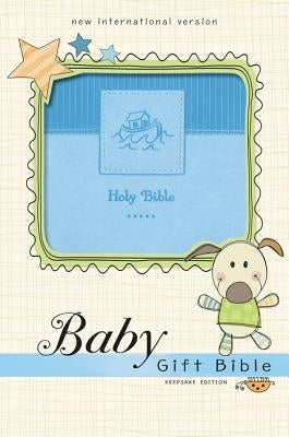 NIV, Baby Gift Bible, Holy Bible, Leathersoft, Blue, Red Letter, Comfort Print: Keepsake Edition by Zondervan