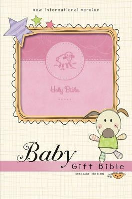 NIV, Baby Gift Bible, Holy Bible, Leathersoft, Pink, Red Letter, Comfort Print: Keepsake Edition by Zondervan