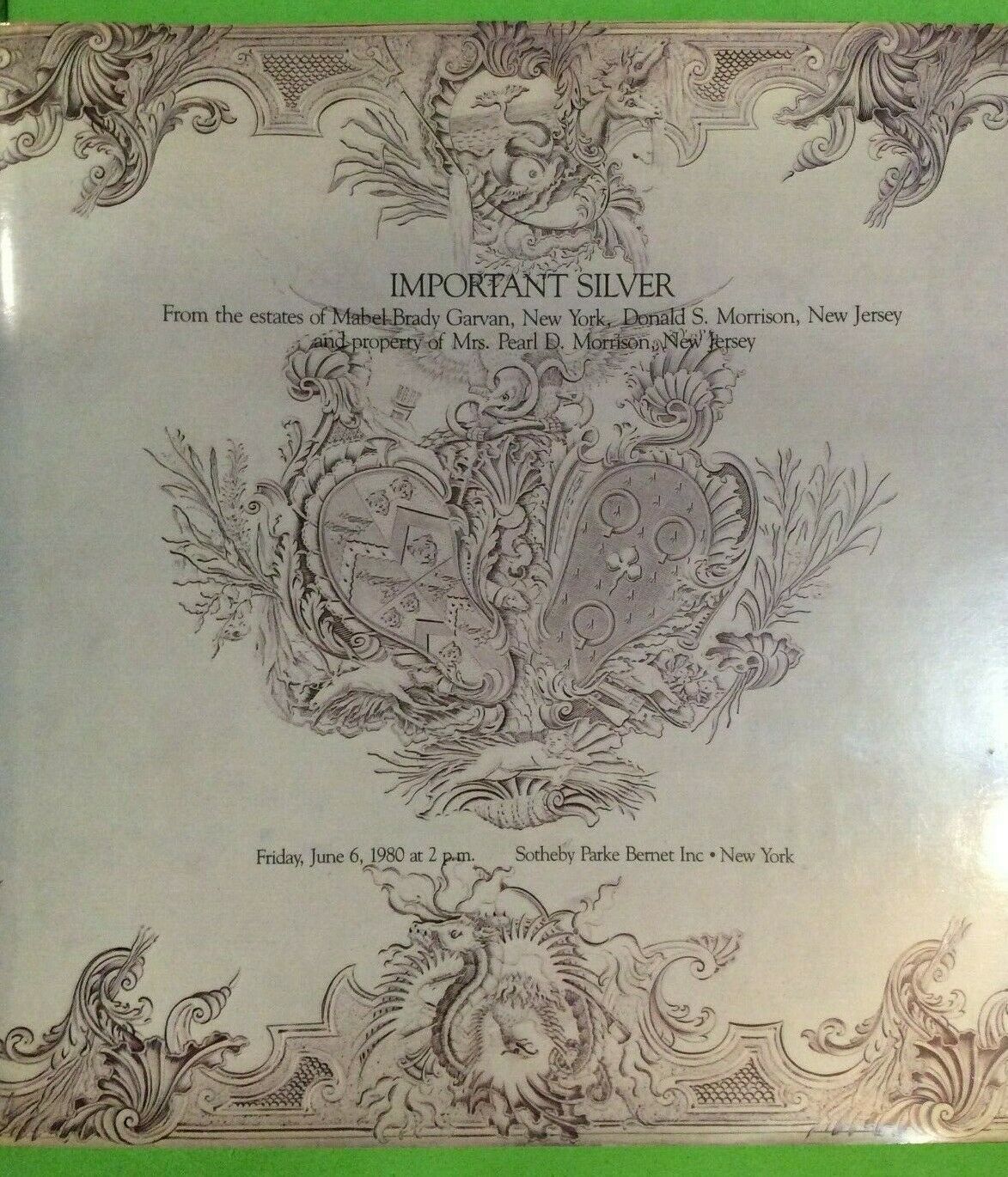Important Silver - From the estates of Mabel Brady Garvan, New York, Donald S. Morrison, New Jersey, et. al
