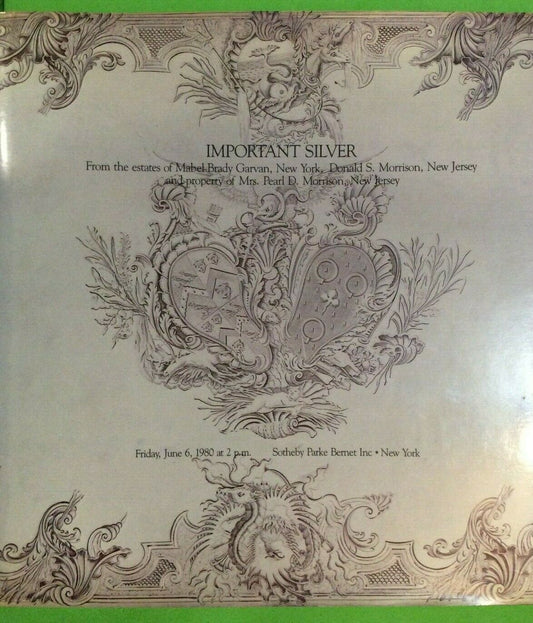 Important Silver - From the estates of Mabel Brady Garvan, New York, Donald S. Morrison, New Jersey, et. al