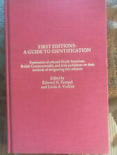 First Editions: A Guide to Identification; 2nd Edition